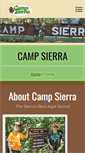 Mobile Screenshot of campsierra.org